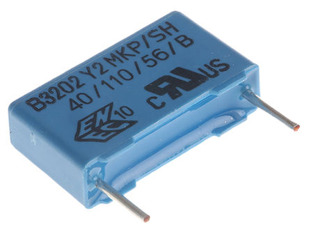 EPCOS - B32022A3103M - EPCOS B32022 ϵ 10nF ۱ϩ (PP) B32022A3103M, 20%, 300 V , ͨ		