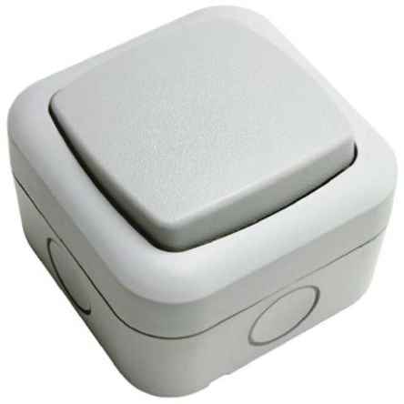 Theben / Timeguard - TPSL04 - Theben / Timeguard BS ׼ IP55 20 A 230 V ɫ ⻬ ̼֬ ť ƿ TPSL04, 氲װ, 2, ϵݶӶ		