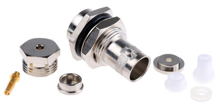 Telegartner - J01001A1319 - Telegartner 50 ֱ 尲װ ĸ BNC  J01001A1319, 0  4GHz, ǯ ˽, RG178 B/U, 		