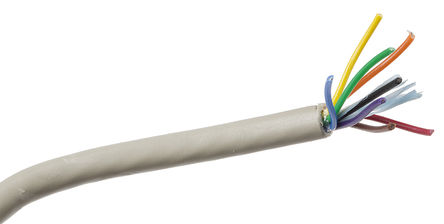 Alpha Wire - B953081 GE321 - Alpha Wire PRO-TEKT? ϵ 50m 8 о  ϩ PVC  ҵ B953081 GE321, 300 V, 0.23 mm2 , -30  +105 C		