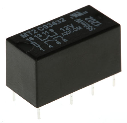 TE Connectivity - MT2-C93432 - TE Connectivity MT2-C93432 ˫˫ PCB װ Ǳ̵, 2 A, 12V dc		