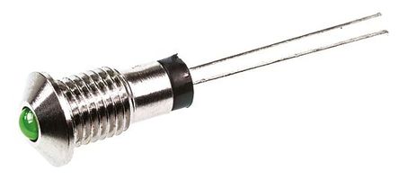 Marl - 570-314-04 - Marl 570-314-04 3 mm ͹ ɫ LED ָʾ, ŽӶ, 6mmװ׳ߴ, 2.8 V		