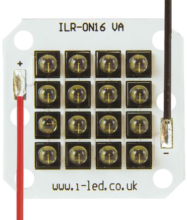 Intelligent LED Solutions - ILR-IW16-85SL-SC211-WIR200. - ILS OSLON 16 IR Wide PowerCluster ϵ 16  LED ģ, 850nm, 16480mW, ӡˢ·		