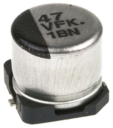 Panasonic - EEEFK1V470AP - Panasonic FK SMD ϵ 35 V 47F SMD  EEEFK1V470AP, 20%ݲ, 360m(ֵ), +105C, Dװ		