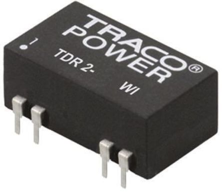 TRACOPOWER - TDR 2-1222WI - TRACOPOWER TDR 2WI ϵ 2W ʽֱ-ֱת TDR 2-1222WI, 4.5  18 V ֱ, 12V dc, 83mA, 1.5kV dcѹ, 81%Ч		