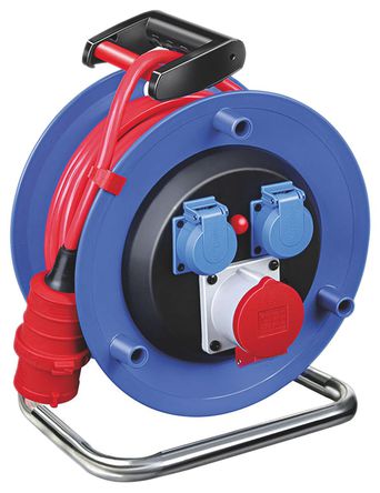 brennenstuhl - 1182778501 - Brennenstuhl Garant ϵ 25m 2+1 BS4343/EN60309 400V-16AK  -  IP44 ӳ¾ 1682778501, 16A, 230 V 400 V 		