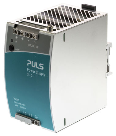 PULS - SL5.300 - PULS 120W ģʽ DIN 尲װԴ SL5.300, 89%Ч, 4.3  5A		
