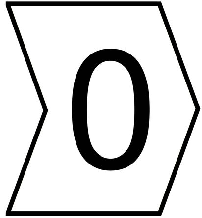 HellermannTyton - 901-10526 - HellermannTyton Helagrip ϵ 250װ ׵׺ Ϲ̶ ±ʶ 901-10526, 3.5mm, 1  3mmֱ, ӡ"0"ͼ		