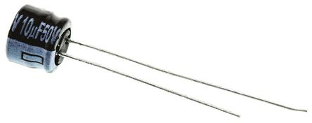 Panasonic - ECEA1HKS100 - Panasonic KS ϵ 50 V ֱ 10F ͨ  ECEA1HKS100, 20%ݲ, +85C		