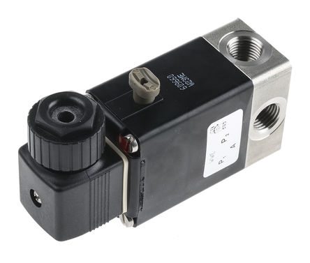 Burkert - 021396 - Burkert 0330 ϵ 3˿  ŷ 021396, 6 bar, 1/4in˿, NO/NC, 230 V 		