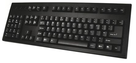 Ceratech - KYB-LEFTUSB-BLK - Ceratech ɫ PS/2  USB  QWERTYӢ  KYB-LEFTUSB-BLK		