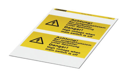 Phoenix Contact - 0830464 - Phoenix Contact 0830464 2װ Ԥӡǩ, 100mm, 200mm		