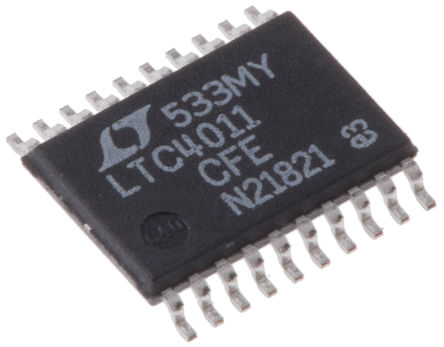 Linear Technology - LTC4011CFE#PBF - Linear Technology LTC4011CFE#PBF ӡ س, +2mA, 4.5  34 VԴ, 5.5 V, 20 TSSOPװ		