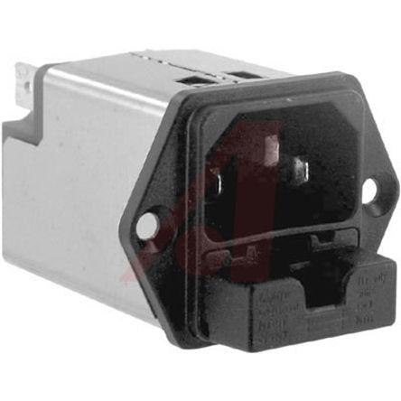 Schurter - 5220.1023.1 - Schurter 尲װ C14 IEC ˲ ͷ 5220.1023.1, 5 x 20mm۶, Ӷ˽, 10A, 125 (UL/CSA) V 250 (IEC) V 		
