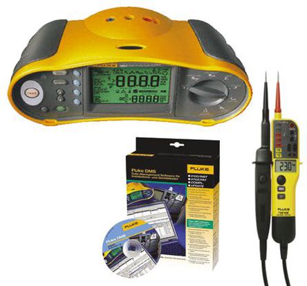 Fluke - 1653B-TPOLEKIT/D - Fluke 1653, 500V ac װ, 2000Եֵ, CAT III 500 V, CAT IV 300 V		