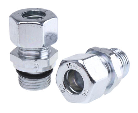 Parker - GE15LREDCF - Parker GE-R-ED ϵ GE15LREDCF п ֱ-, 400 barѹ, G 1/2 , ʽ 15 mm, -40  +120C		