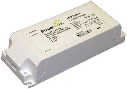 PowerLED - PCV24100 - PowerLED LED  PCV24100, 100  240 V , 24V, 0  4.16A, 100W		
