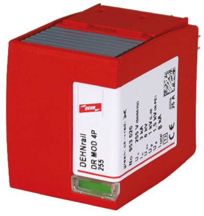 Dehn - DR MOD 4P 255 - Dehn Ť ϵ 255 V /ֱ 8kA ӿŵģ DR MOD 4P 255, 밲װ, 45 x 36 x 51mm		