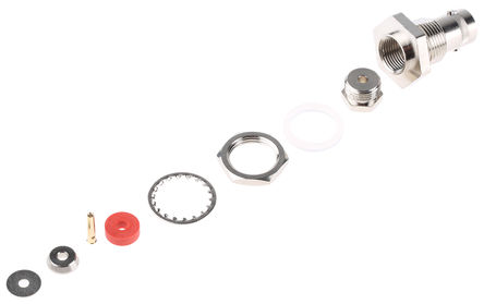 RS Pro - R13-002-02-082611000 - RS Pro 50 ֱ 尲װ 尲װ ĸ BNC  R13-002-02-082611000, 4GHz, ǯ ˽, RG178, 		