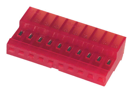 TE Connectivity - 4-640440-0 - TE Connectivity MTA-100 ϵ 10· 2.54mmھ ֱ ĸ IDC  4-640440-0, °װ		