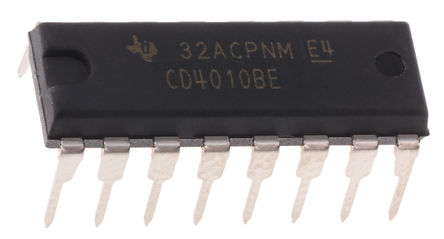 Texas Instruments - CD4010BE - Texas Instruments CD4010BE,  Ƿ ת, 3  18 Vѹ, 16 PDIPװ		