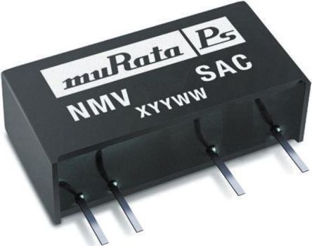 Murata Power Solutions - NMV1215SAC - Murata Power Solutions NMV ϵ 1W ʽֱ-ֱת NMV1215SAC, 10.8  13.2 V ֱ, 15V dc, 67mA, 3kVѹ, 77%Ч		