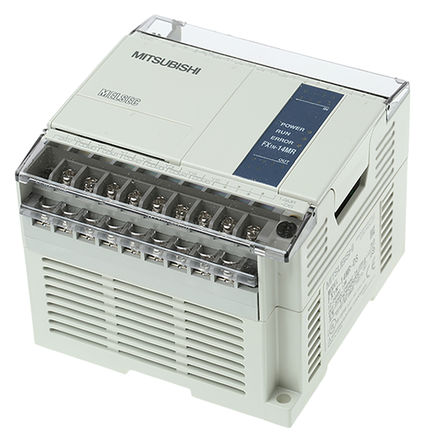 Mitsubishi - FX1N-14MR-DS - Mitsubishi FX1N ϵ PLC CPU FX1N-14MR-DS, 8000 , 14 I/O ˿, DIN찲װ, 12  24 V ֱ		