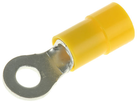 RS Pro - RVYL5-4 - RS Pro, ɫ Ե о ѹӶ RVYL5-4, M4 ˨, 3.2mmڻֱ, 26mmܳ		