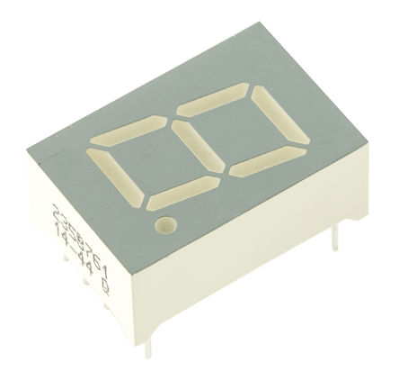 Kingbright - SC05-11SRWA - Kingbright 1ַ 7  ɫ LED  SC05-11SRWA, 34 mcd, ҲС, 12.7mmַ, ͨװװ		