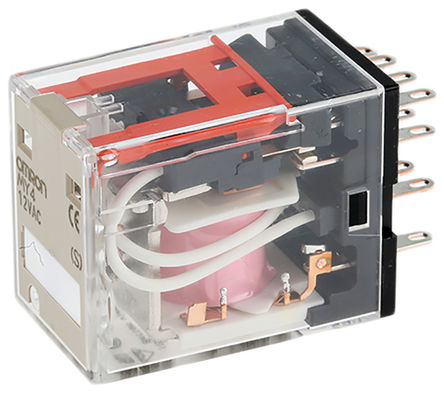 Omron - MY4 12AC(S) - Omron MY4 12AC(S) 4 ˫ ʽ Ǳ̵, 5 A, 12V ac		