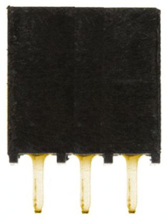 Samtec - SSQ-103-01-G-S - Samtec SSQ ϵ 1 3· ֱ 2.54mmھ ͨ ӡˢ· SSQ-103-01-G-S, Ӷ˽, ԰		