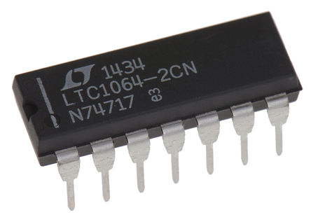 Linear Technology - LTC1064-2CN#PBF - Linear Technology 8 ͨ˲ LTC1064-2CN#PBF, 140kHz, 14 PDIPװ		