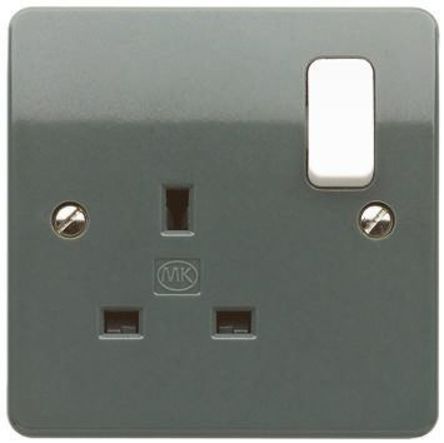 MK - K2757 GRA - MK IP2XD 1  G  - Ӣʽ ǽڿ K2757 GRA, 迪, 13A, 250V ac		