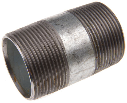 RS Pro - BARREL NIPPLE GALVANISED 11/2" - RS Pro BARREL NIPPLE GALVANISED 11/2" ɶͷ Ͳƽͷ, 1-1/2 in BSPT  (ͷ1), 1-1/2 in BSPT  (ͷ2)		