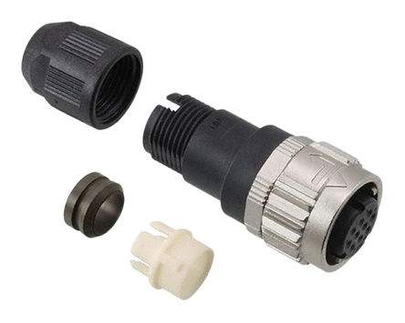 Hirose - HR08D-12WPN-10S - Hirose HR08D ϵ 10· °װ ֱ  ͷ HR08D-12WPN-10S, ĸ, ʽӺ		