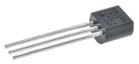 Maxim - DS1822+ - Maxim DS1822+ 12 λ ¶ȴ, ±2°Cȷ, 1 ߽ӿ, 3  5.5 VԴ, -55  +125 °C¶, 3 TO-92װ		