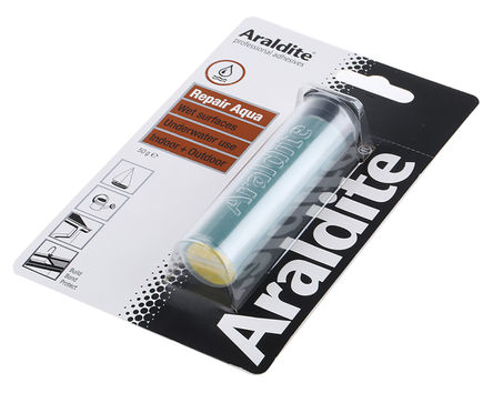 Araldite - ARA-400032 - Araldite Repair Aqua 白色 环氧胶粘剂 ARA-400032, 应用于陶瓷、混凝土、玻璃纤维、金属、木材		
