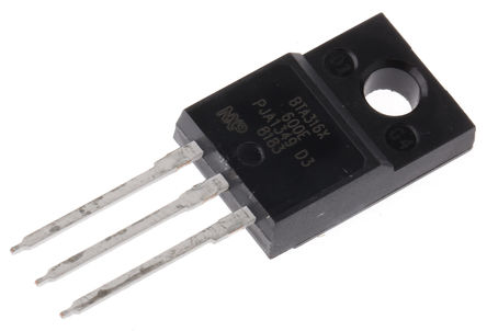 WeEn Semiconductors Co., Ltd - BTA316X-600E - WeEn Semiconductors Co., Ltd BTA316X-600E ˫ɿع迪Ԫ, 16A, 600Vֵ, 10mA 1.5V, 3 TO-220Fװ		