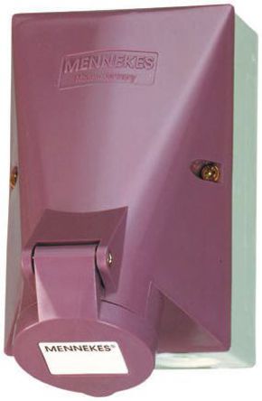 Mennekes - 577 - Mennekes ɫ 2P ҵԴ ֱ ڹʽ  577, 16A, 20  25 V, IP44		