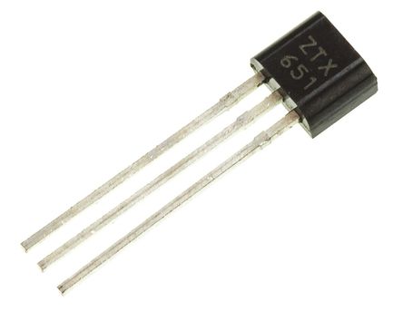 DiodesZetex - ZTX651 - DiodesZetex ZTX651 , NPN , 2 A, Vce=60 V, 175 MHz, 3 E-Lineװ		