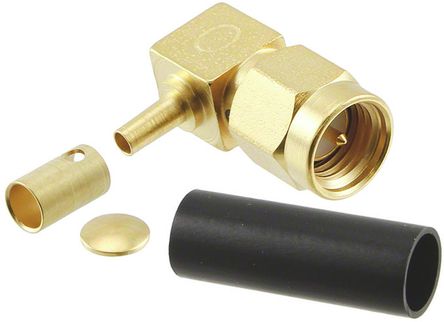 TE Connectivity - 1052066-1 - TE Connectivity AMP ϵ 1052066-1 ֱ С 50 °װ SMA  ͷ, ѹӶ˽, RG188/U		