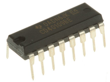 Texas Instruments - CD40109BE - Texas Instruments CD40109BE ѹƽת, ̬, 3  18 VԴ, 16 PDIPװ		