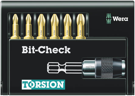 Wera - 05056157001 - Wera 1ͷ6˿ͷװ 1/4 in. ͷPZ1 (x2)PZ2 (x3)PZ3 ˿ͷ׼ 05056157050, Pozidriv ͷͷ		