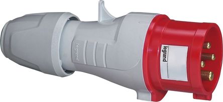 Legrand - 555238 - Legrand P17 Tempra Pro ϵ ɫ 3P+E ҵԴ °װ ͷ 555238, 32A, 380  415 V, IP44		