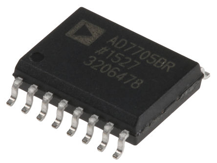 Analog Devices - AD7705BRZ - Analog Devices AD7705BRZ 16 λ ADC, , SPIӿ, 16 SOIC Wװ		