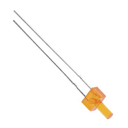 Kingbright - L-13ND - Kingbright ɫ (610 nm ) LED L-13ND, 2.5 V, 10 mcd, 70 ӽ 2 mm ͨ		