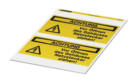 Phoenix Contact - 0830468 - Phoenix Contact 0830468 2װ Ԥӡǩ, 100mm, 200mm		