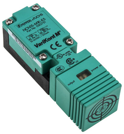 Pepperl + Fuchs - NCN15-M1K-E5 - Pepperl + Fuchs IP67 ״ нӽ NCN15-M1K-E5, 15mm ⷶΧ, PNP, 10  60 V ֱԴ		