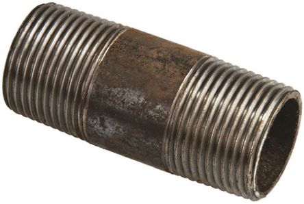 RS Pro - BARREL NIPPLE BLACK 11/2" - RS Pro BARREL NIPPLE BLACK 11/2" ɶͷ Ͳƽͷ, 1-1/2 in BSPT  (ͷ1), 1-1/2 in BSPT  (ͷ2)		