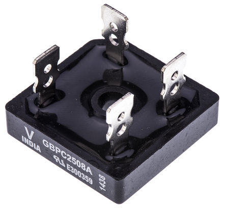 Vishay - VS-GBPC2508A - Vishay VS-GBPC2508A  , 25A 800V, 4 GBPC-Aװ		